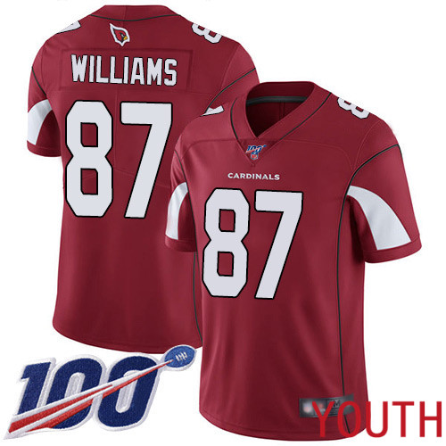 Arizona Cardinals Limited Red Youth Maxx Williams Home Jersey NFL Football #87 100th Season Vapor Untouchable